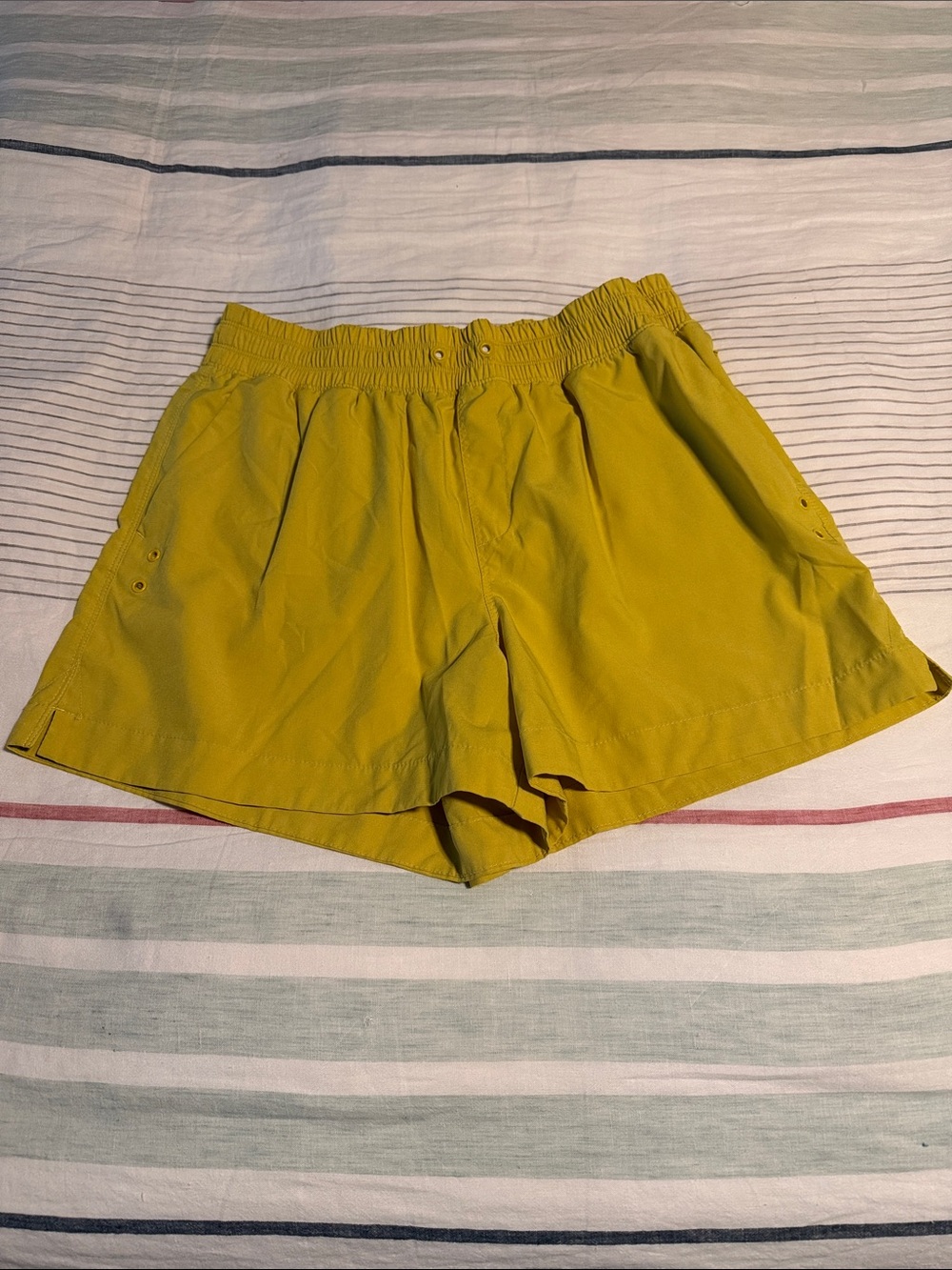 Old Navy Women's Mustard Yellow Athletic Shorts